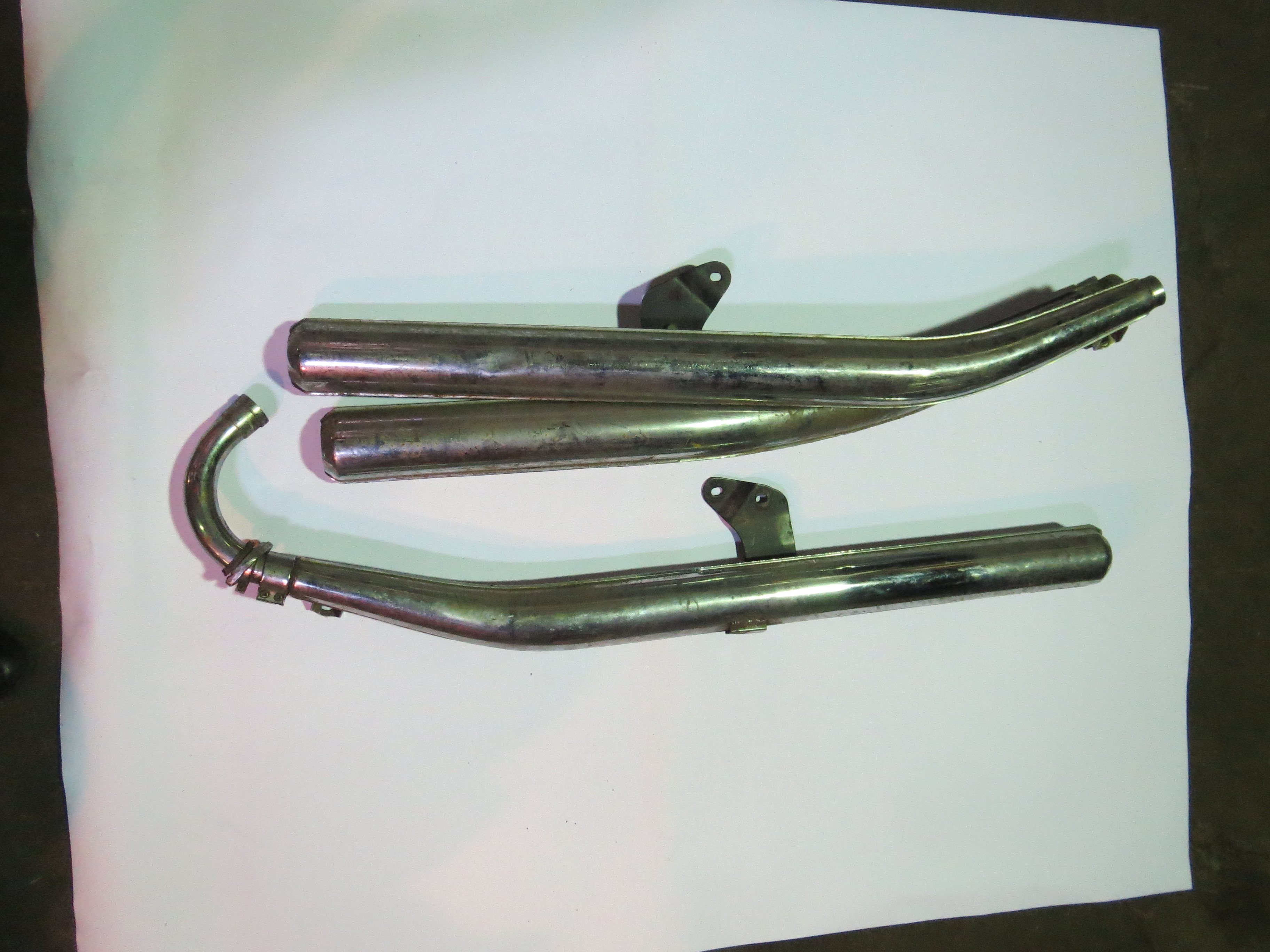 udskiftelig Salme Afdeling Kawasaki H2 750 Triple Exhaust Mufflers 74 - 75